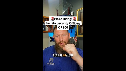 Facility Security Officer/CPSO HIRING NOW!