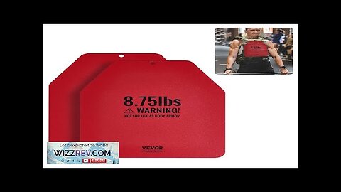 VEVOR Weight Vest Plates for Strength Training Running Workout 2x8.75 LB Plates Review