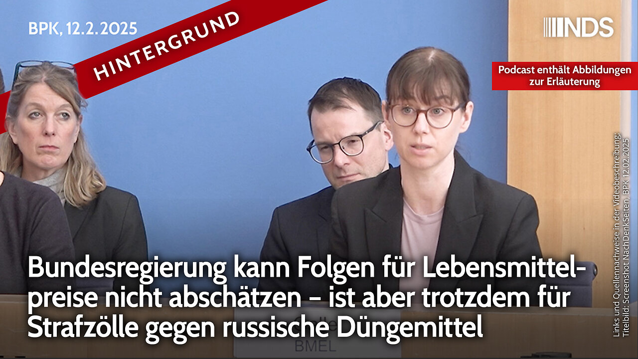 Bundesregierung kann Folgen für Lebensmittelpreise nicht abschätzen–ist aber trotzdem für Strafzölle