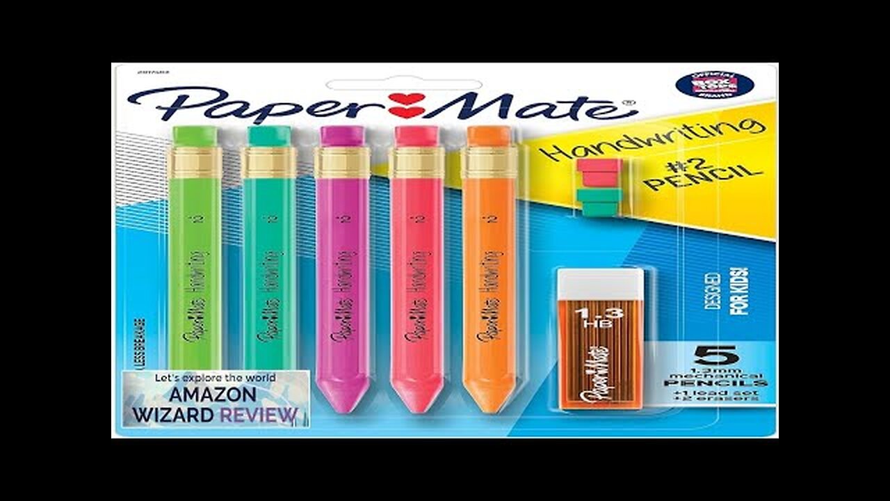 Paper Mate Handwriting Triangular Mechanical Pencil Set with Lead & Eraser Refills Review