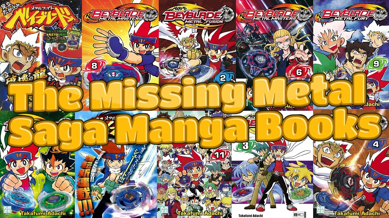 The Missing Metal Saga Manga Books