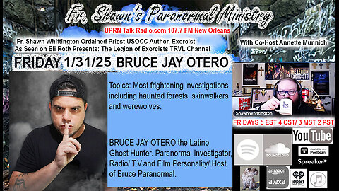 "BRUCE JAY OTERO"! Bruce Paranormal!!