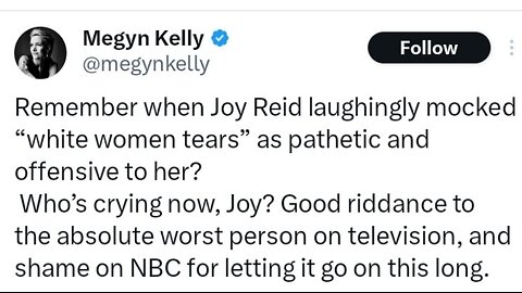 Megyn Kelly Gets Last Laugh Against Joy Reid