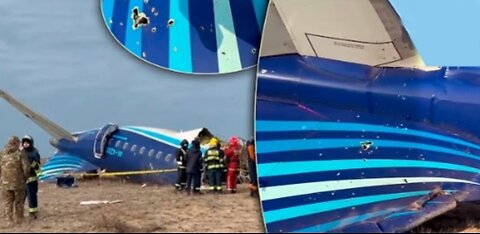 Holes in plane that killed 38 people indicate it was shot down by a Russian surface-to-air missile