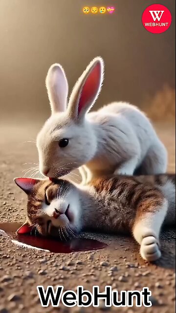 Rabbit Love 🐈 Cat _-_New Short Video WebHunt Official 2025