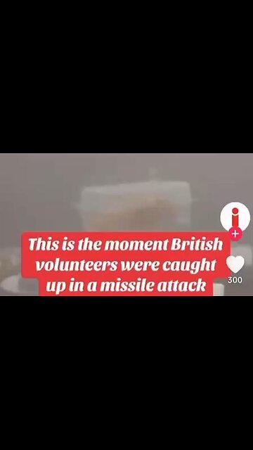 British volunteers got caught in a missile strike