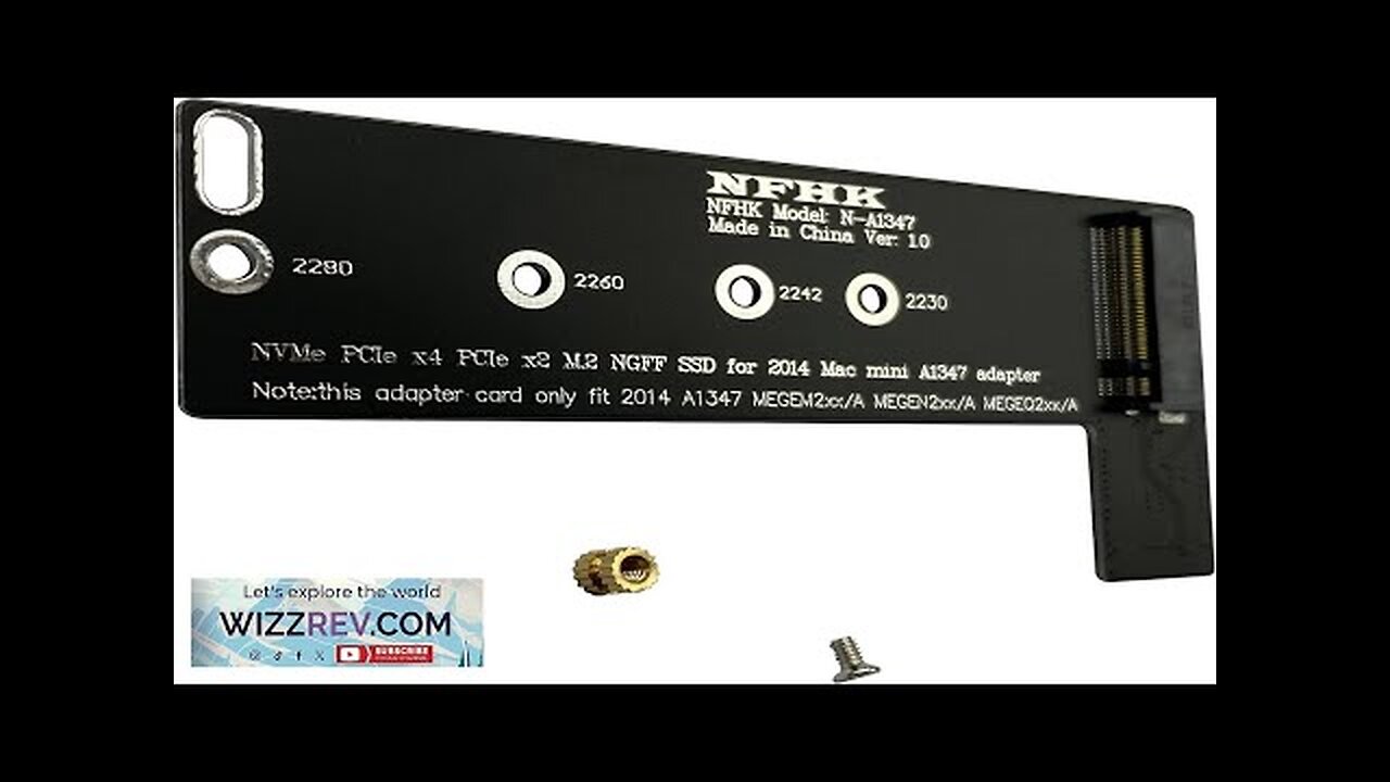 BestParts M.2 NGFF M-Key NVME SSD Convertor Card Replacement for Mac Mini Review