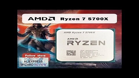 AMD Ryzen 7 5700X R7 5700X 3.4GHz 8-Core 16-Thread PCIE4.0 65W CPU Review