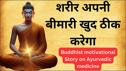 शरीर अपनी बीमारी खुद ठीक करेगा | Buddhist motivational Story on Ayurvedic medicine