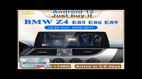 ID8 10.25inch Android 12 Wireless CarPlay AUTO For BMW Z4 E85 E86 Review