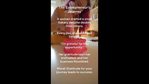 The Entrepreneurs journey