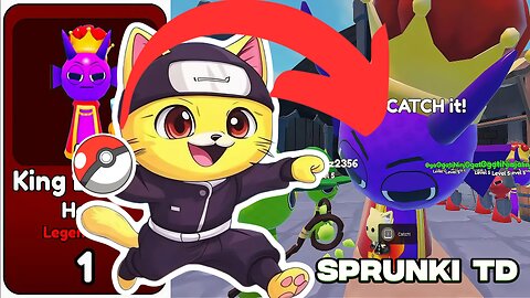 CAPTURE KING DURPLE IN SPRUNKI TOWER DEFENSE [ROBLOX]