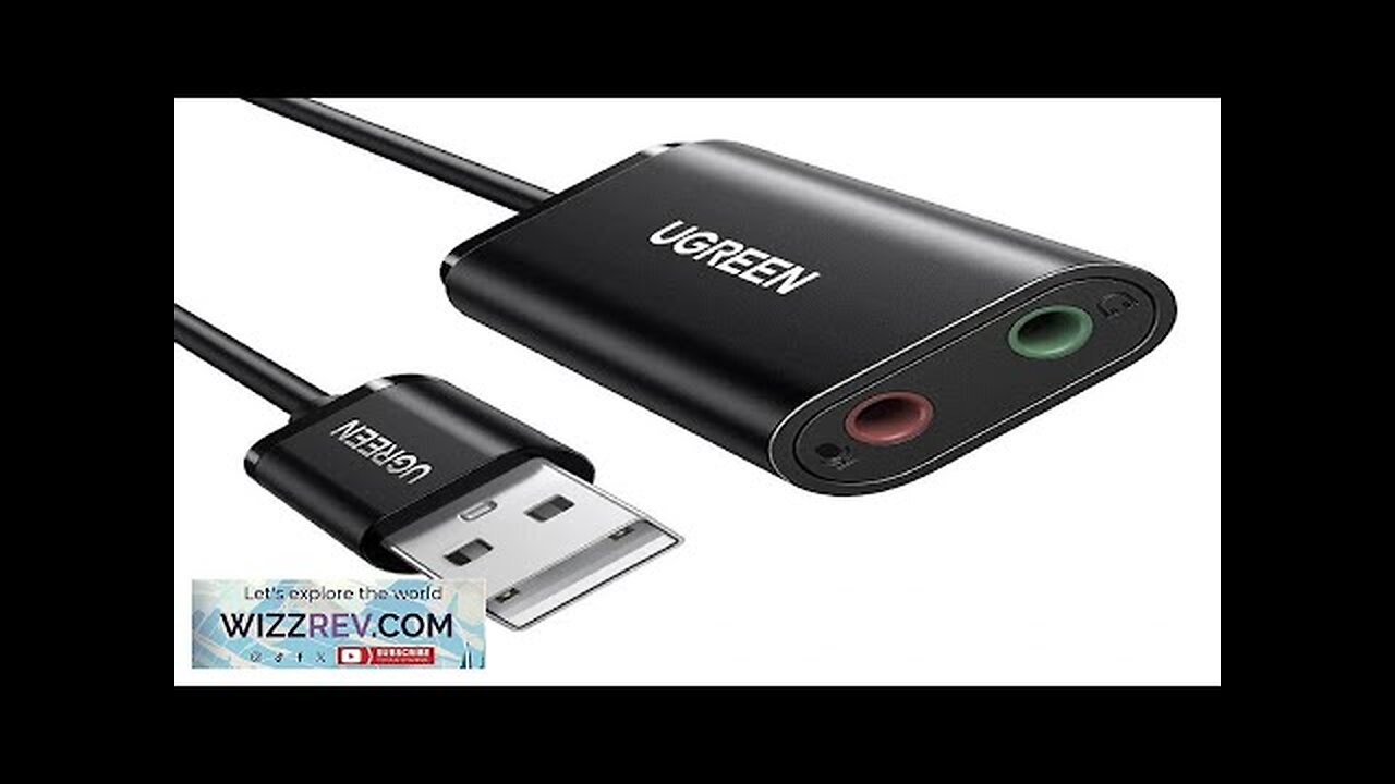 UGreen US205 Sound Card USB to 3.5mm Audio Interface for Desktop Laptop Review