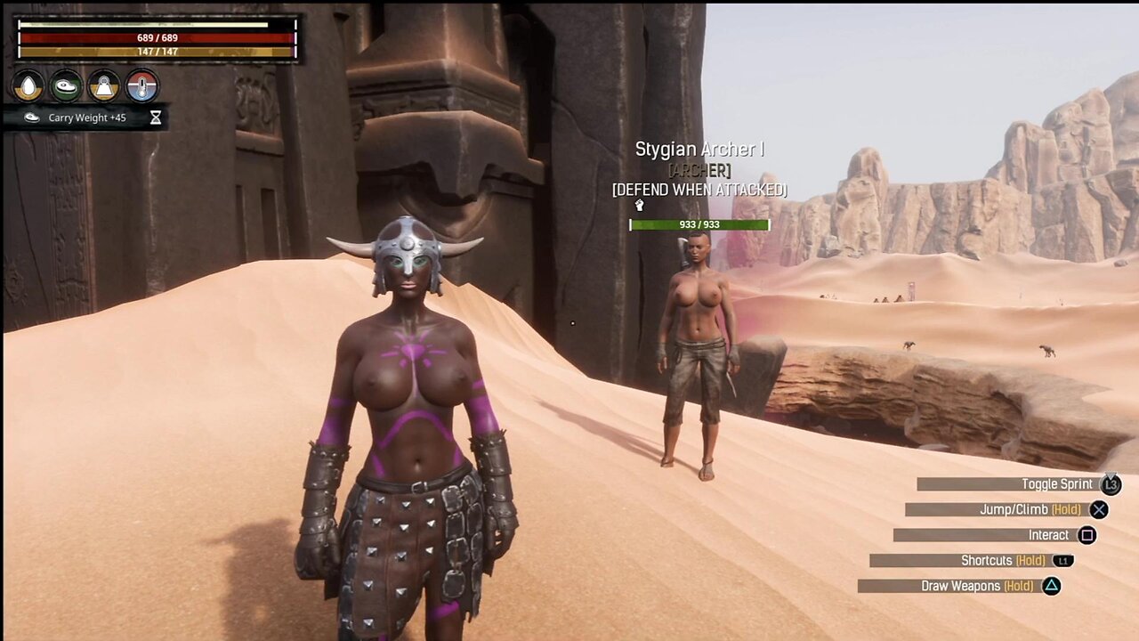 Conan Exiles beginners guide harvesting volatile glands for spells busty Boobs