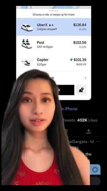 She’s getting left