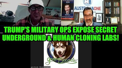 Riccardo Bosi & Gene Decode: Trump's Military Ops Expose Secret Underground & Human Cloning Labs!