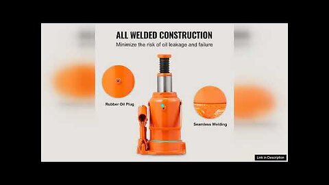 VEVOR Hydraulic Bottle Jack 12 Ton/24000 LBS All Welded Bottle Jack 7.5-14 Review