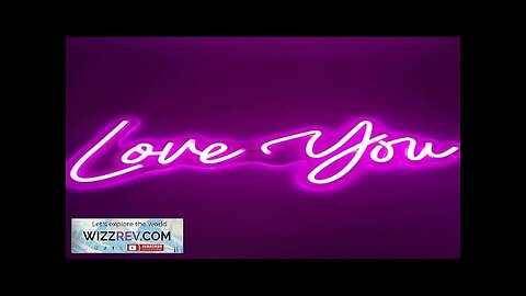 Custom LED Neon Lights Love You Shape Night Light Sign Lamp DC12V Review