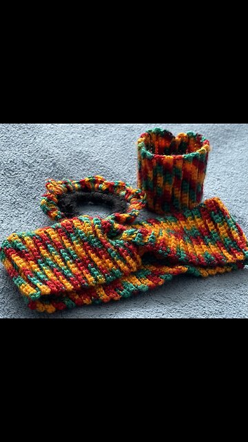 Cozy Crochet Trio: Headband, Handband, and Hairband Set for Everyday Wear