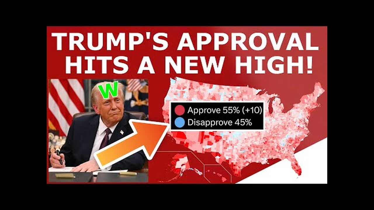 Trump's Approval Rating SURGES to a RECORD HIGH!