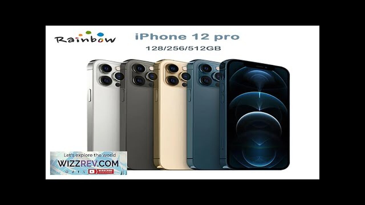 Original Apple iPhone 12 Pro 5G LTE Mobile Phone 6.1'' 6GB&128/256/512GB IOS Review