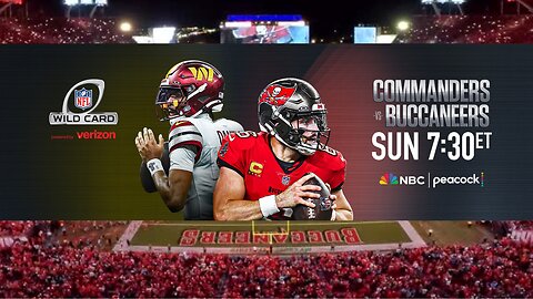 Commanders @ Buccaneers WILD CARD WEEKEND LIVE REACTION & COMMENTARY #nfl #commanders #bucs