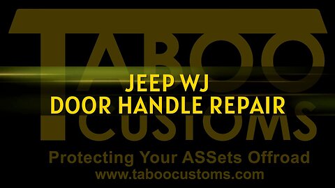 99-04 Jeep Grand Cherokee WJ Inner Door Handle Reinforcement