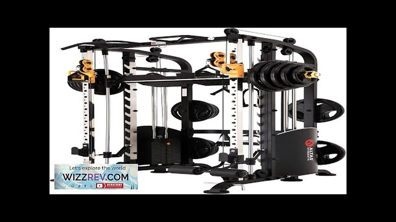 Altas Strength Smith Machine Light Commercial Home Gym Total Body Cage Workout Review