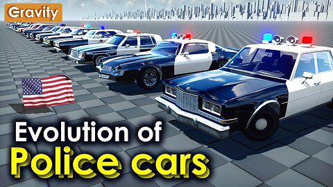 Evolution of United States Police Cars 1930-2024