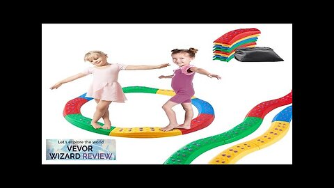 VEVOR Kids Balance Beam Stepping Stones Gymnastics Children Balance Board 8 PCS Review