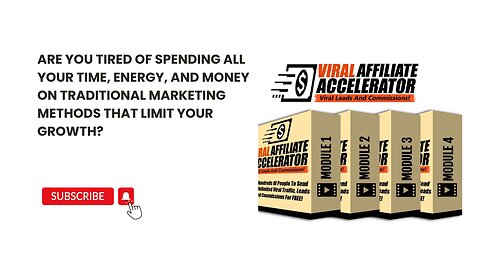 Viral Affiliate Accelerator - Unlock Unlimited Traffic & Autopilot Commissions | Free Course