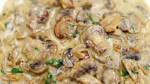 Creamy mushroom sauce recipe