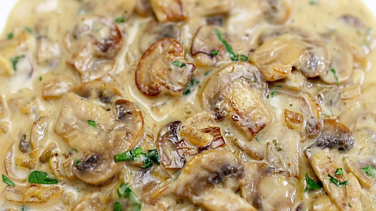 Creamy mushroom sauce recipe