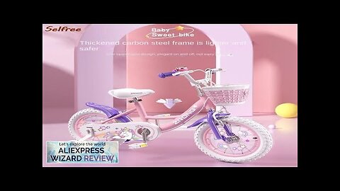 Children's Bicycle Folding Bike Girl 3-6 Years Old 7-10 Baby Foot Pedal Review