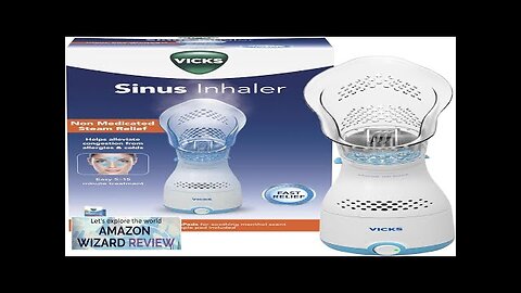 Vicks Personal Sinus Steam Inhaler Fast Targeted Relief for Allergies Sinus Cough Review