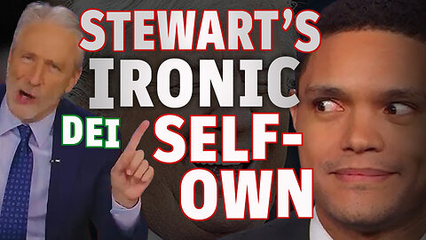 Jon Stewart Ironic SELF-OWN Racist DEI Meltdown Trump Economy TyTurner Trans Rights #tds #trans #dei