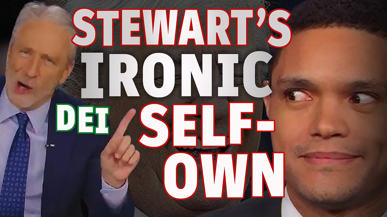 Jon Stewart Ironic SELF-OWN Racist DEI Meltdown Trump Economy TyTurner Trans Rights #tds #trans #dei