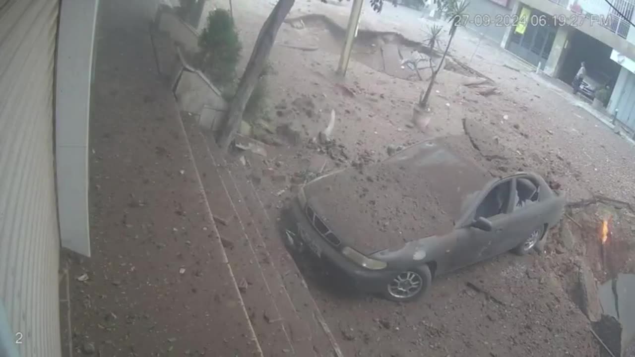 Assassination footage of Hezbollah chief Hassan Nasrallah