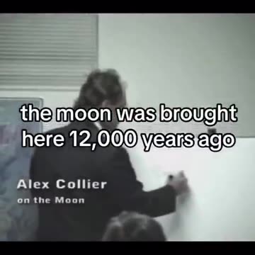 The Moon was brought to Earth around 12,000 years ago and was not a natural satellite