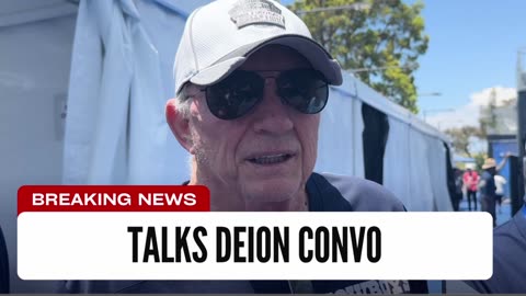 Jerry Jones Reveals What Conversation With Deion Sanders Was About