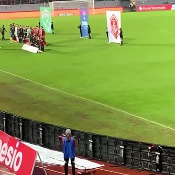 AS Saint-Étienne fans show against FC Annecy _Les Verts (The Greens)