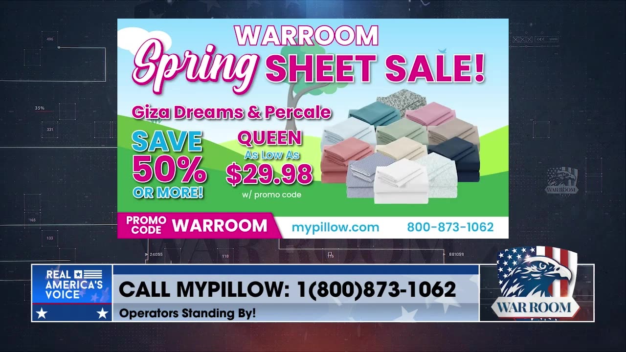 PRESIDENT TRUMP’S FAVORITE: Mike Lindell On Sheet Special For The WarRoom Posse