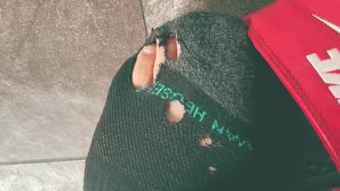 Crashed motorcycle Sock