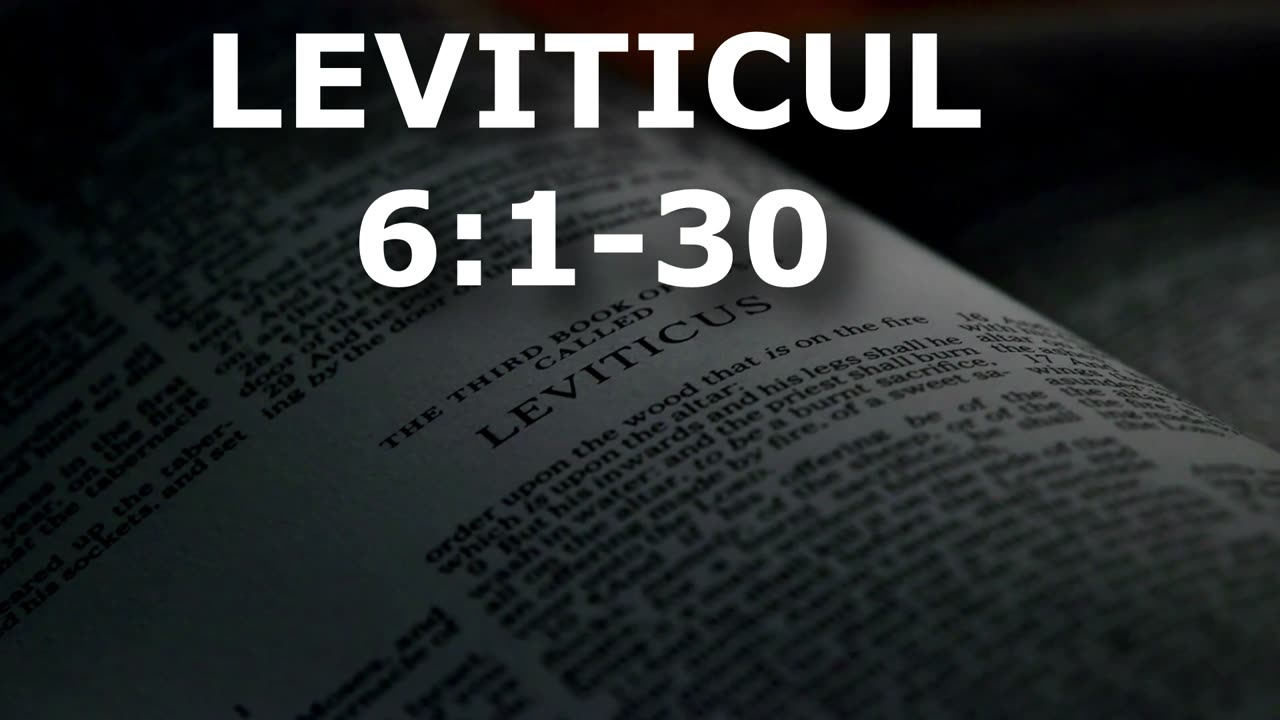 Leviticul 6 :1-30 | Itinerar Biblic | Episodul 175