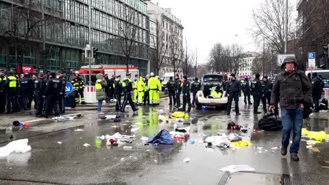 Several injured after car drives into crowd of people in Munich