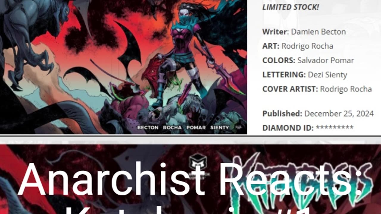 Anarchist Reacts to Blackbox Comics Katabasis #1