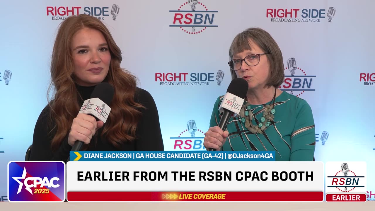 WATCH: Candidate Diane Jackson's Full Interview with RSBN's Ashley Brasfield at CPAC 2025