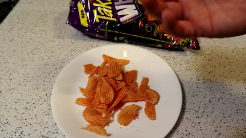 Takis Waves Potato Chips Dragon Sweet Chili Snacks Taste Test Review