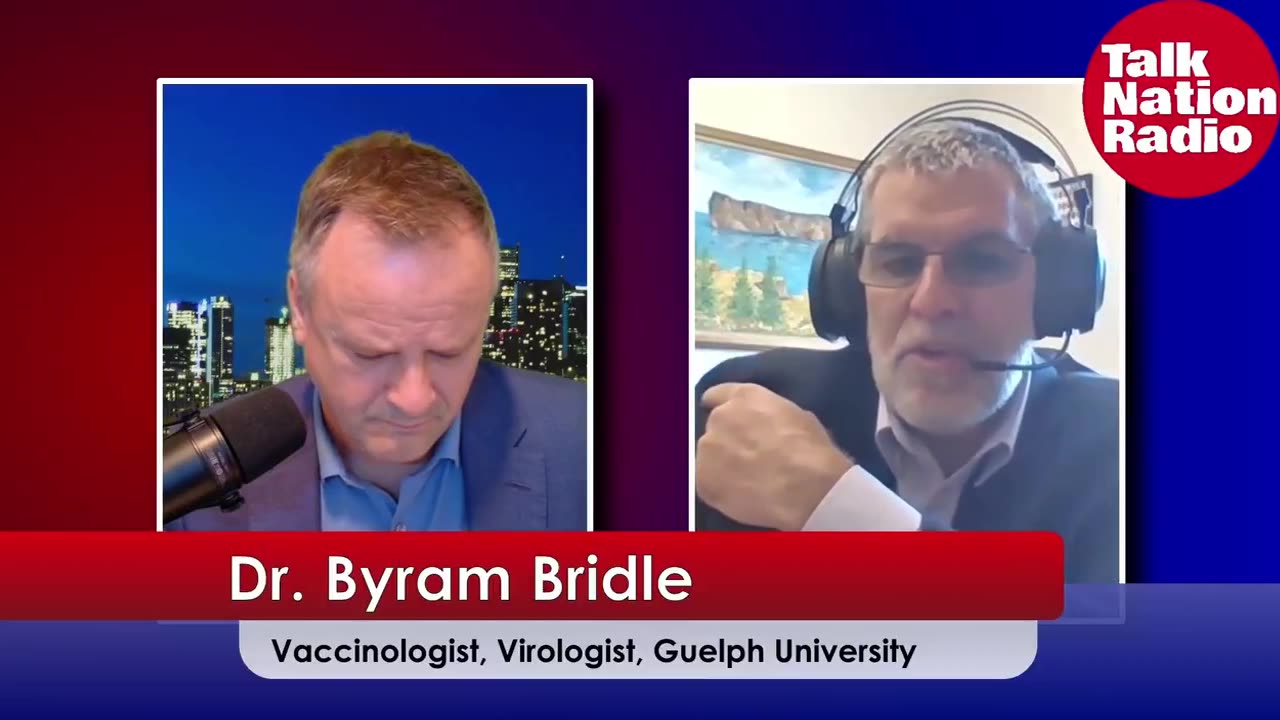 Professor Byram Bridle, one of Canada's top vaccine developers