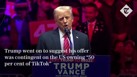 TikTok is back!’: Trump announces he will overturn ban at DC rally